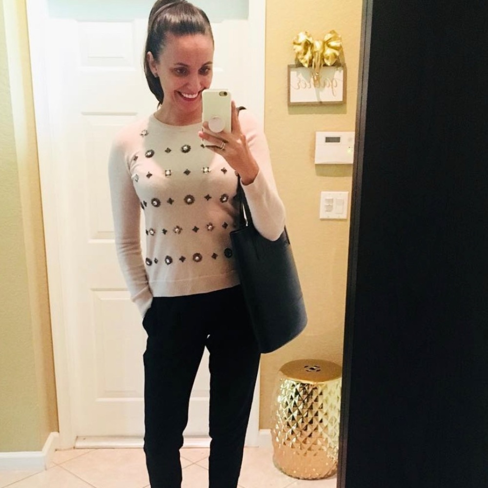 Off pink super soft CASHMERE sweater